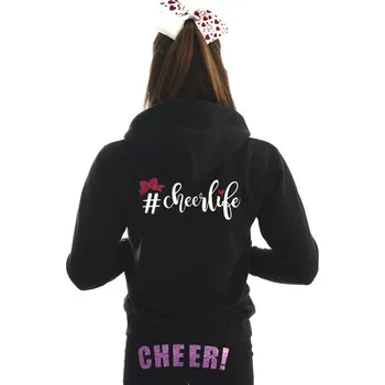 Pánská mikina Černá mikina Cheerlife na zip