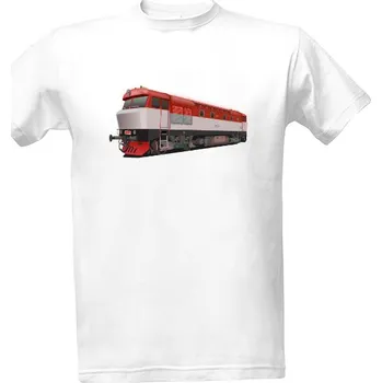 Pánská móda Tričko s potiskem Lokomotiva T478.1 "bardotka" ověřovací série pánské