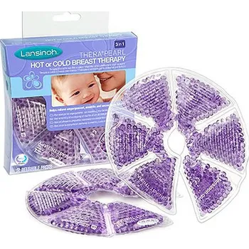 Těhotenské spodní prádlo Lansinoh Therapearl 3v1 obklad na prsa 2 ks