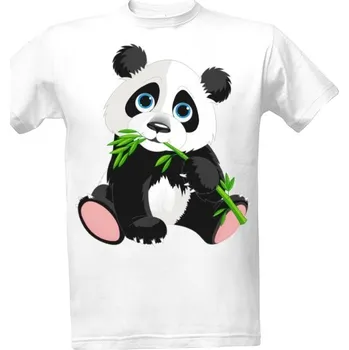 Pánská móda Tričko s potiskem panda pánské