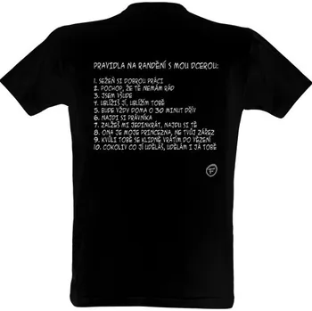 Tričko s potiskem 10 pravidel pánské