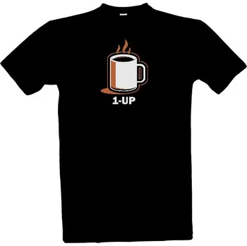 Tričko s potiskem Coffee UP - Pánské pánské