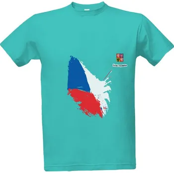 Pánská móda Tričko s potiskem Česká republika V.01 pánské