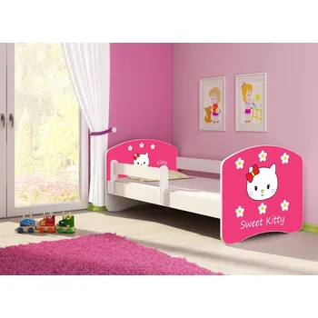 Dětská postel Dětská postel - Kitty 140x70 cm bílá