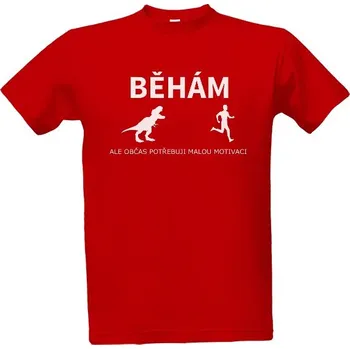 Tričko s potiskem Motivace k běhání pánské