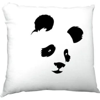 Bytový textil Polštář saténový s potiskem Polštář Panda