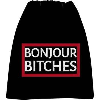 Sportovní vak Vak na záda s potiskem bonjour bitches - vak