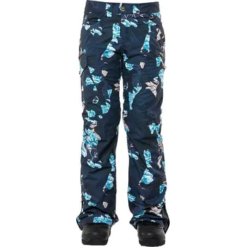 ROJO SNOW CULTURE FLORAL CAMO BLUE NIGHTS dámské zimní kalhoty - S