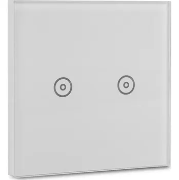 vypínač Hütermann WiFi dvoutlačítkový vypínač - dotykový - TUYA