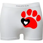 Trenýrky s potiskem Boxerky tlapičkové pánské