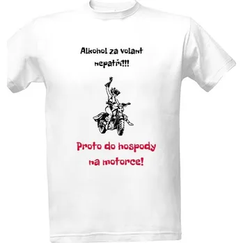 Tričko s potiskem Alkohol19 pánské