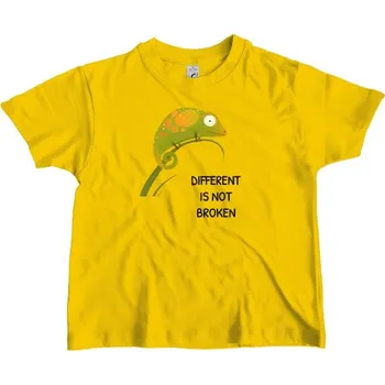 Tričko s potiskem ŽLUTÉ - CHAMELEON dětské