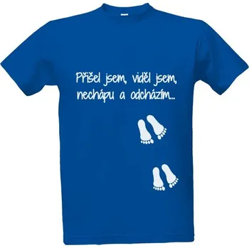 Tričko s potiskem Přišel jsem, viděl jsem... pánské