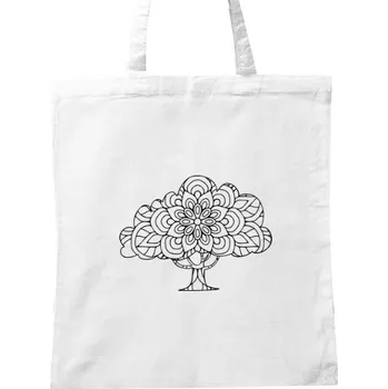 BIO plátěná taška s potiskem mandala 5