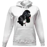 Dámská mikina s kapucí s potiskem Novofundlandský pes dámské