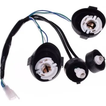 Autopojistky opravná sada světla - objímky , patice žárovky s kabelem - plast - CPI GTX 50, GTX 125