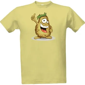 Pánská móda Tričko s potiskem potatoes pánské
