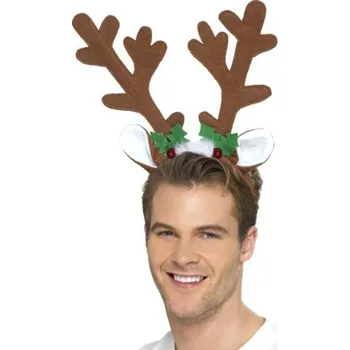 Karnevalový doplněk Smiffys Čelenka vánoční sob