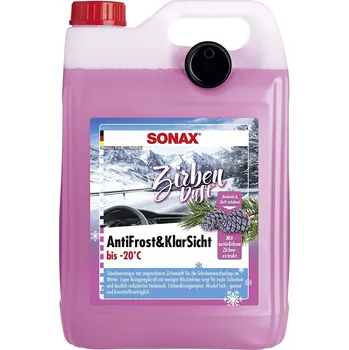 Náplň do chladiče a ostřikovače Sonax - Germany SONAX ZIRBEN DUFT Zimní kapalina do ostřikovačů s vůní borovice -20°C 5L 001315000