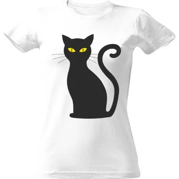 Dámské tričko Tričko s potiskem Tričko kočka dámské