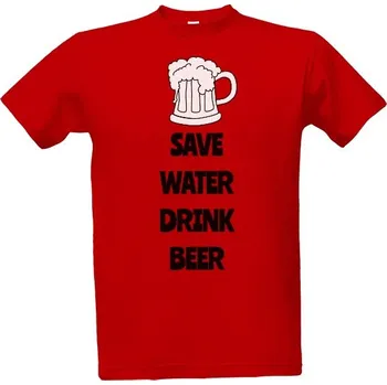 Tričko s potiskem Alkohol18 pánské