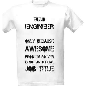 Pánská móda Tričko s potiskem engineer pánské