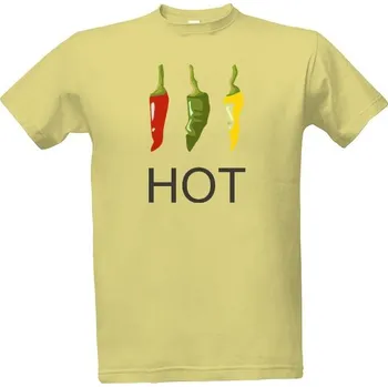 Tričko s potiskem Hot chilli pánské