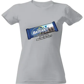 Dámské tričko Tričko s potiskem Baterky na cesty - Dámské dámské