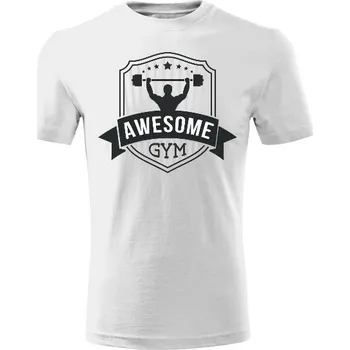 Tričko s potiskem Awesome Gym pánské