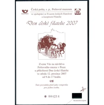Poštovní známka Česká pošta (2007) PPM 1 - Den české filatelie 2007 (SČF)