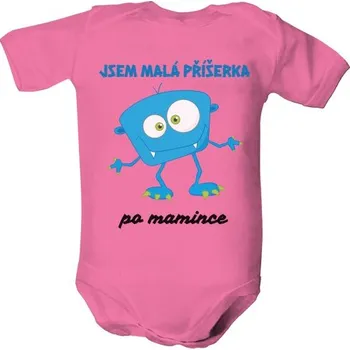 Kojenecký body Dětské body s potiskem příšerka po mamince dětské