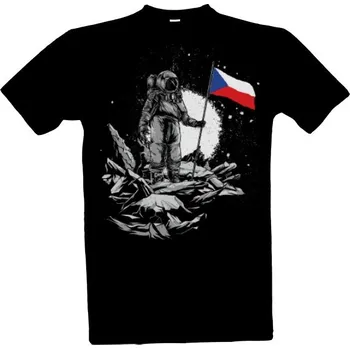 Pánská móda Tričko s potiskem Český kosmonaut pánské