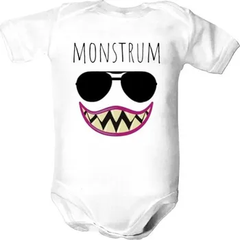 Dětské body s potiskem stvořil jsem monstrum - mimčo dětské