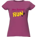 Tričko s potiskem Triko Run Forrest pink dámské