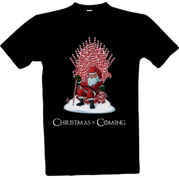Tričko s potiskem Christmas is Coming pánské