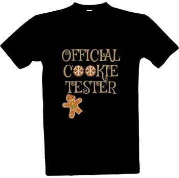 Pánská móda Tričko s potiskem official cookie tester pánské