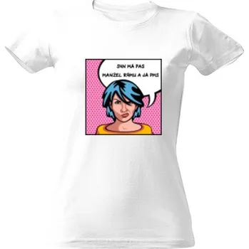 Dámské tričko Tričko s potiskem SYN MÁ PAS dámské