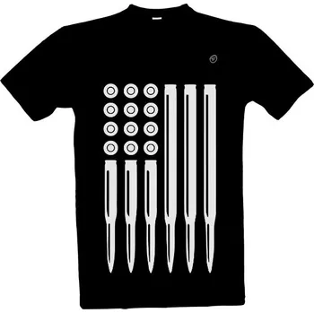 Pánská móda Tričko s potiskem USA gun law pánské