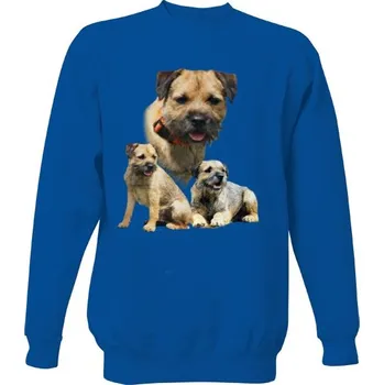 Pánská mikina Mikina bez kapuce Unisex s potiskem Border teriér pánské