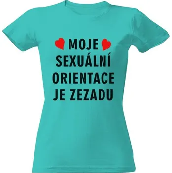 Dámské tričko Tričko s potiskem Moje sexuální orientace dámské