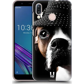 Pouzdro na mobilní telefon Pouzdro na mobil Asus Zenfone Max M1 (ZB555KL) - HEAD CASE - vzor Legrační zvířátka pejsek frajer (Plastový obal, kryt pro mobil Asus Zenfone Max M1 vzor Legrační zvířátka pejsek frajer)