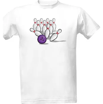 Pánské tričko Tričko s potiskem Kuželky - náraz pánské