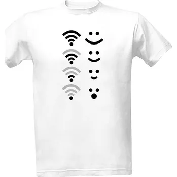 Tričko s potiskem Wifi nálada pánské