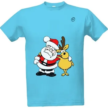 Pánská móda Tričko s potiskem xmas crew pánské