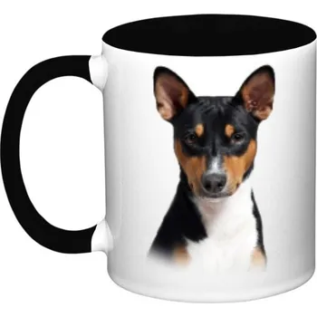 Hrnek malý barevný s potiskem Basenji