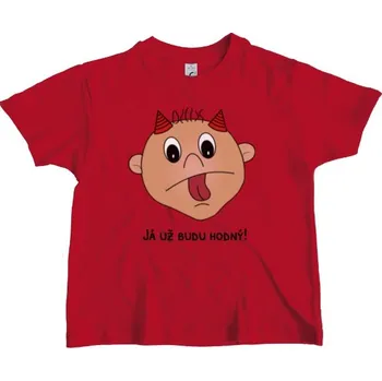 Tričko s potiskem Čertík - Já už budu hodný dětské