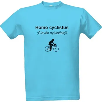 Pánská móda Tričko s potiskem Homo cyclistus pánské