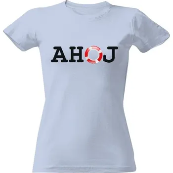 Dámské tričko Tričko s potiskem AHOJ - vodák dámské