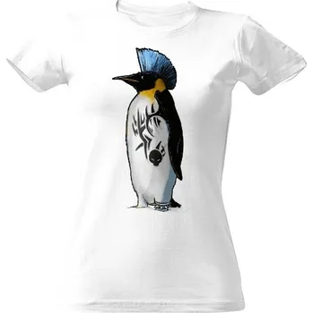 Dámské tričko Tričko s potiskem Punkguin - Dámské dámské