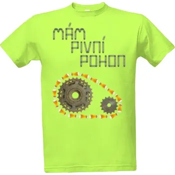 Pánská móda Tričko s potiskem Mám pivní pohon pánské
